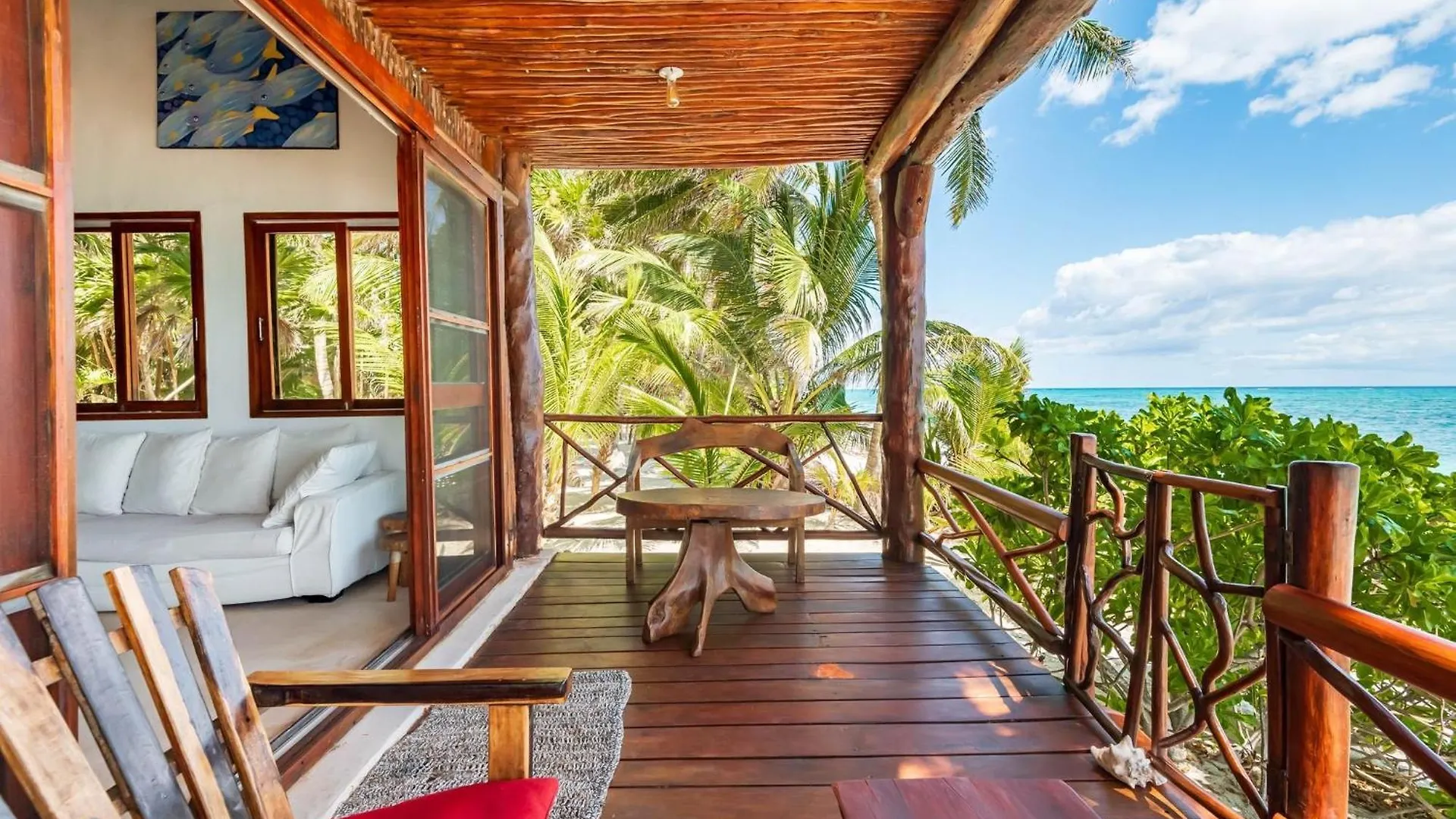 Casa vacanze Amazing Eco Palapa At Private Beach In Sian Kaan. Tulum Messico