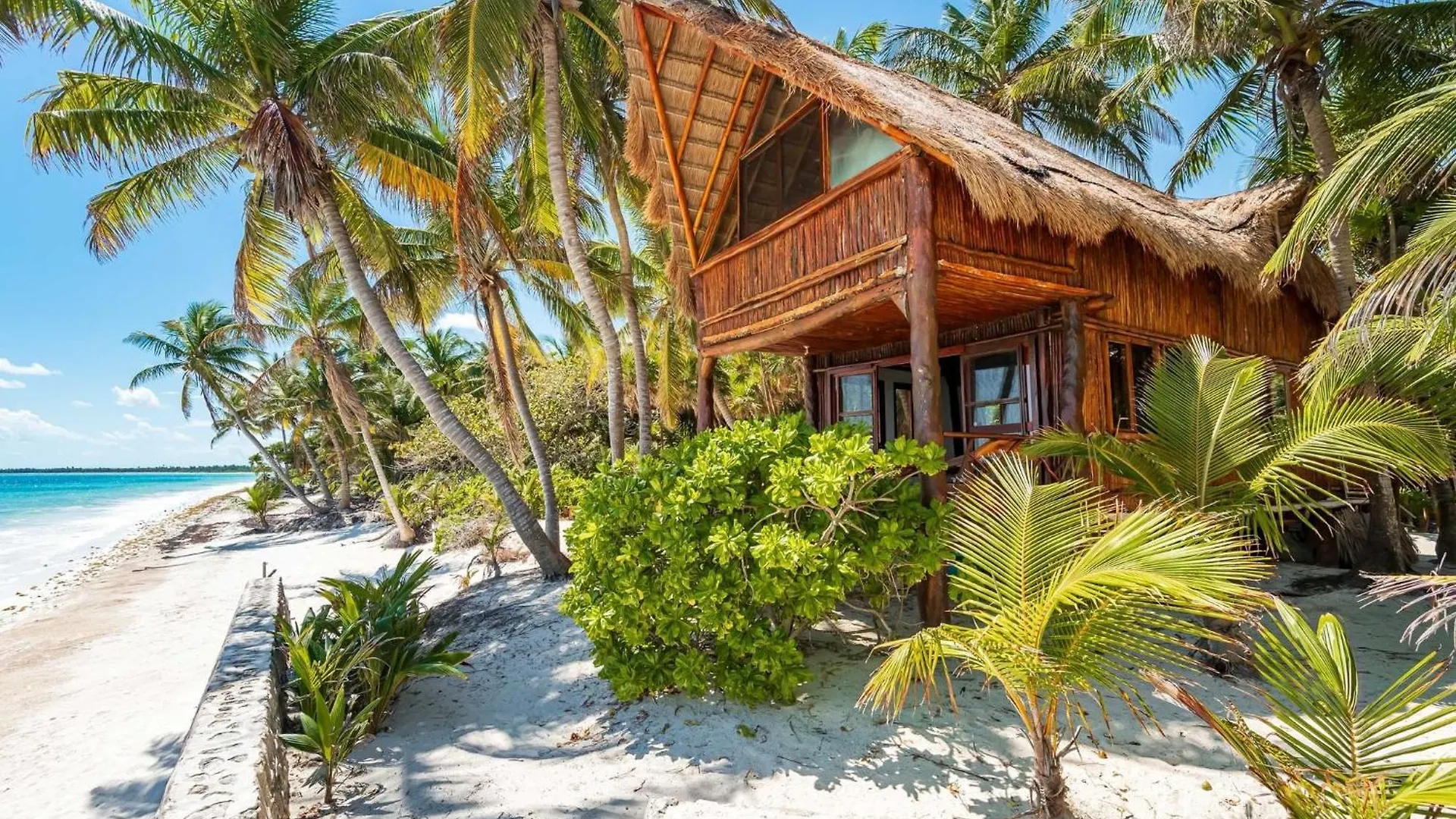 Amazing Eco Palapa At Private Beach In Sian Kaan. Tulum Messico
